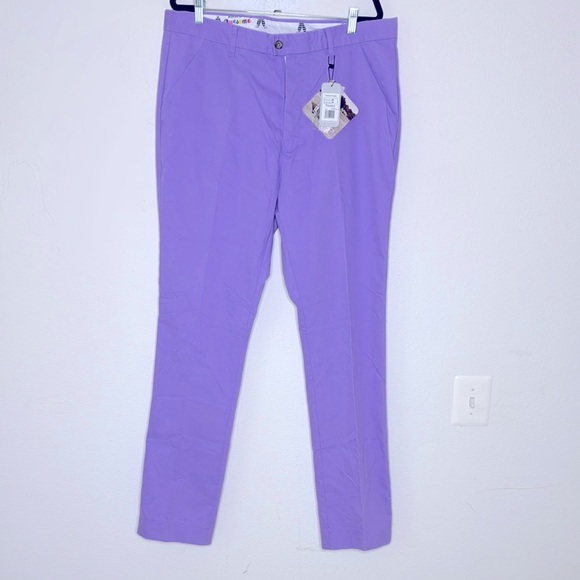 Royal & Awesome Pastel Purple Golf Pants size 38/34 NWT with tags - Picture 3 of 5